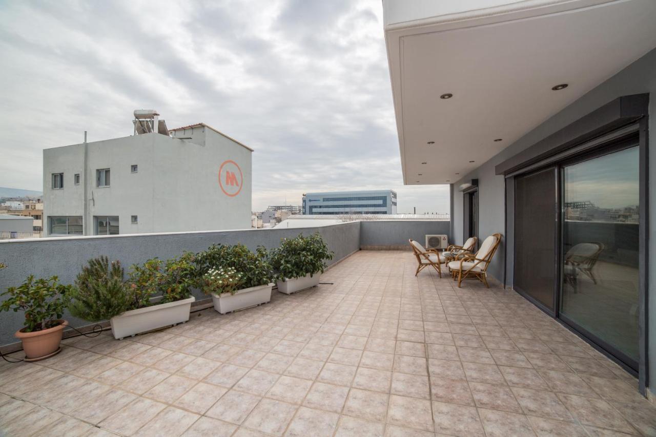 Spacious Modern Apartments With Great Rooftop View Athen Exterior foto
